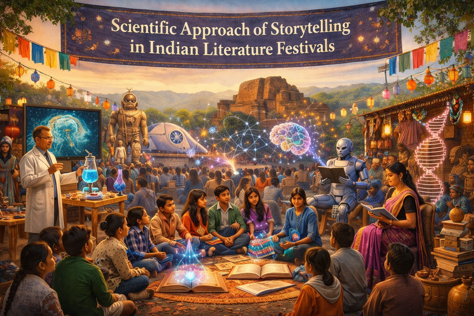 A Scientific Approach of Storytelling in Indian Literature Festivals 